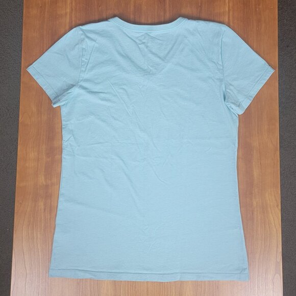 Life is Good Light Blue Short Sleeve V-Neck Today is a Good Day Crusher Tee - S - Picture 5 of 7